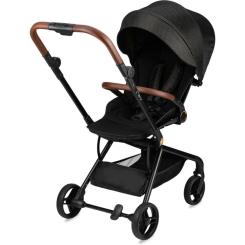 Коляска MoMi Adelle, черная с золотом Фото 4