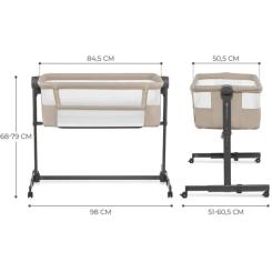 Кроватка Kinderkraft Приставная кроватка-люлька Neste Up 2 Beige Фото 6