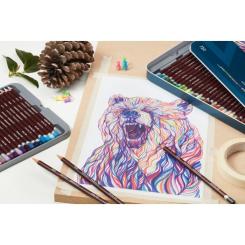 Карандаши цветные Derwent Coloursoft, 24 цветов Фото 1