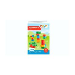 Конструктор PolyM Царство звірят 31 деталей Фото 1