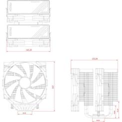 Кулер для процессора ID-Cooling FROZN A720 Black Фото 6