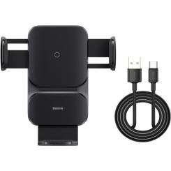 Универсальный автодержатель Baseus Wireless Charge QI 15W Фото 6