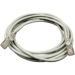 Патч-корд GEAR 1м UTP cat.5e, CU, 24AWG, gray Фото 1