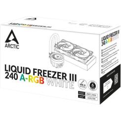 Система жидкостного охлаждения Arctic Liquid Freezer III 240 A-RGB (White) Фото 11