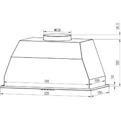 Вытяжка кухонная Grunhelm GVC 020 W Фото 2