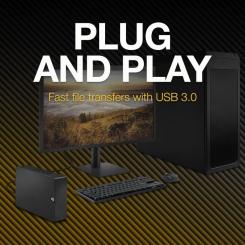 Внешний жесткий диск Seagate 3.5" 24TB Expansion Desktop Фото 6