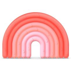 Прорезыватель Suavinex силиконовый с пузырьками/розовый Фото