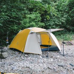 Палатка Naturehike двомісний CNK2300ZP024 жовтий Фото 1
