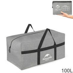 Сумка дорожная Naturehike NH17S021-L 100 л світло-сірий Фото 2