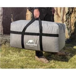 Сумка дорожная Naturehike NH17S021-L 100 л світло-сірий Фото 5