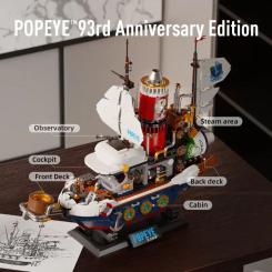 Конструктор Pantasy Popeye Пароплав у пошуках скарбів без фігурок Фото 1
