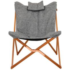 Кресло складное Bo-Camp Bloomsbury L Grey Фото 1