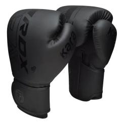 Боксерские перчатки RDX F6 Kara Matte Black 16 унцій Фото 1