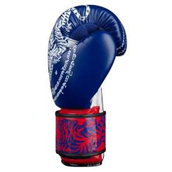Боксерские перчатки Phantom Muay Thai Blue 14 унцій Фото 2