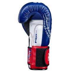 Боксерские перчатки Phantom Muay Thai Blue 14 унцій Фото 4