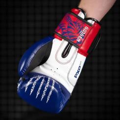 Боксерские перчатки Phantom Muay Thai Blue 14 унцій Фото 7