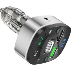 FM модулятор HOCO E71, Black/Silver, Box Фото 3