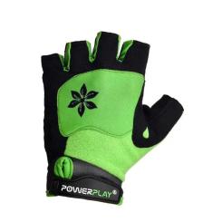 Велоперчатки PowerPlay 5284 B Зелені S Фото 1