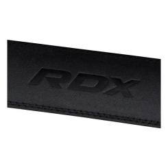 Атлетический пояс RDX 4 шкіряний Full Black 2XL Фото 3