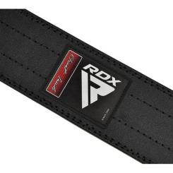 Атлетический пояс RDX для пауерліфтингу RD1 шкіряний Black S Фото 3
