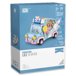 Конструктор LOZ mini Радужный автомобиль Фото 2