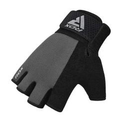 Перчатки для фитнеса RDX W1 Half Gray Plus S Фото 2