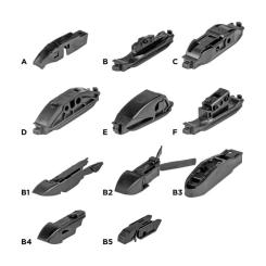 Щетка стеклоочистителя AMiO Hybrid multiconnect 15" 380 мм (02202) (022023) Фото 3