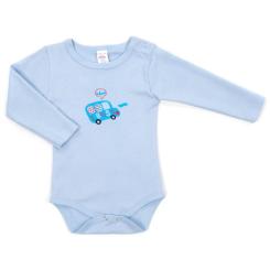 Боди детское Breeze с длинным рукавом с автобусом Фото