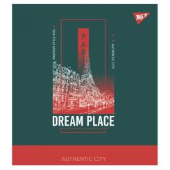Тетрадь Yes А5 Dream place 48 аркушів клітинка Фото 2