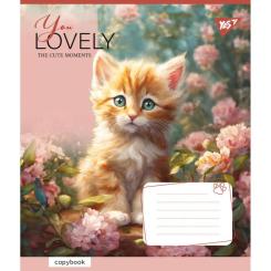 Тетрадь Yes You Lovely 12 аркушів клітинка Фото 1