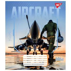 Тетрадь Yes Aircraft 48 листов линия Фото 1