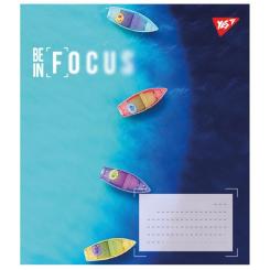 Тетрадь Yes Be in focus 60 аркушів клітинка Фото 1
