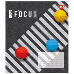 Тетрадь Yes Be in focus 60 аркушів клітинка Фото 2