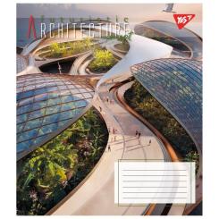 Тетрадь Yes Futuristic architecture 48 аркушів лінія Фото 2