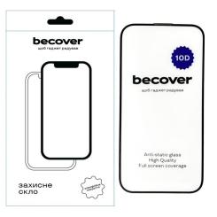 Стекло защитное BeCover Apple iPhone 14 Pro 10D Black Фото