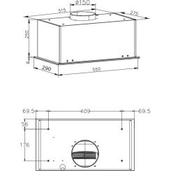 Вытяжка кухонная Hansa OMP6553BGH Фото 4