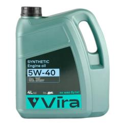 Моторное масло VIRA Synthetic 5W-40 4 л Фото