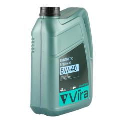Моторное масло VIRA Synthetic 5W-40 4 л Фото 1