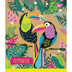 Тетрадь Yes А5 Rainbow Animal Крафт 12 аркушів лінія Фото 1