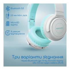 Наушники Promate Panda Aqua Фото 7