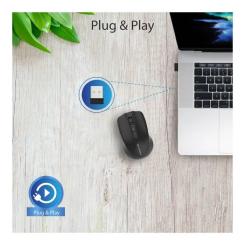 Мышка Promate Clix-8 Wireless Black Фото 4