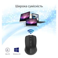 Мышка Promate Clix-8 Wireless Black Фото 6