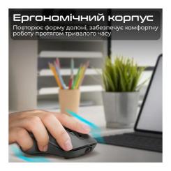 Мышка Promate Samo Wireless/Bluetooth Black Фото 2