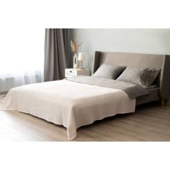 Плед Ardesto Pique 100% хлопок айвори 160х230 см Фото 1