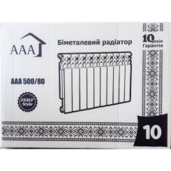Радиатор отопления AAA біметалевий 500/80 10 секцій Фото 4