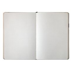 Книга записная Buromax RESPECT А5 96 аркушів крапка, сірий Фото 2