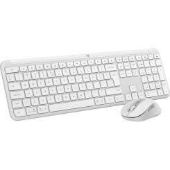 Комплект Logitech MK950 Bluetooth/Wireles UA Off-White Фото