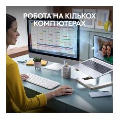 Комплект Logitech MK950 Bluetooth/Wireles UA Off-White Фото 2