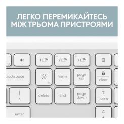 Комплект Logitech MK950 Bluetooth/Wireles UA Off-White Фото 5