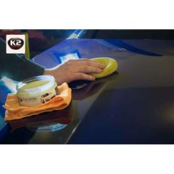 Автополироль K2 Proton з губкою та ганчіркою 200г Фото 3